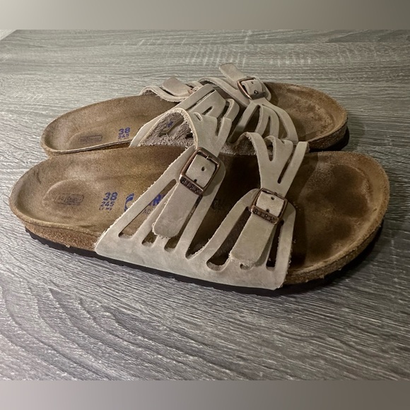 Birkenstock Light Tan Cutout Sandals, women size EU 38